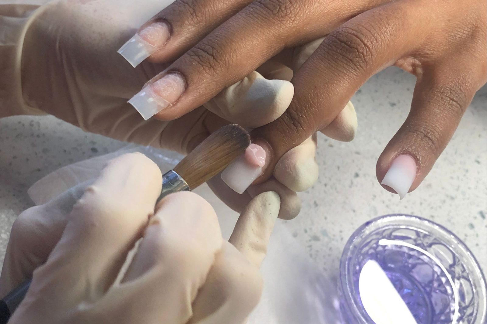 Nail extensions at Pedi N Nails London