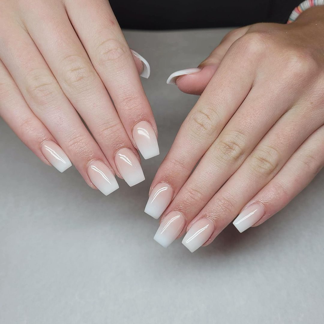 Soft pink nails by Pedi N Nails London