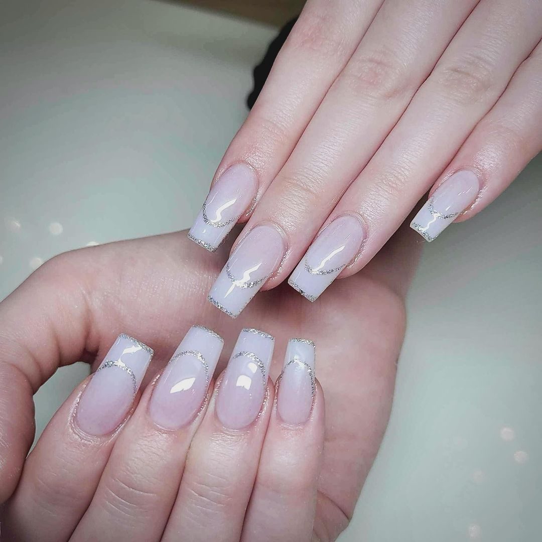 French ombré nails by Pedi N Nails London