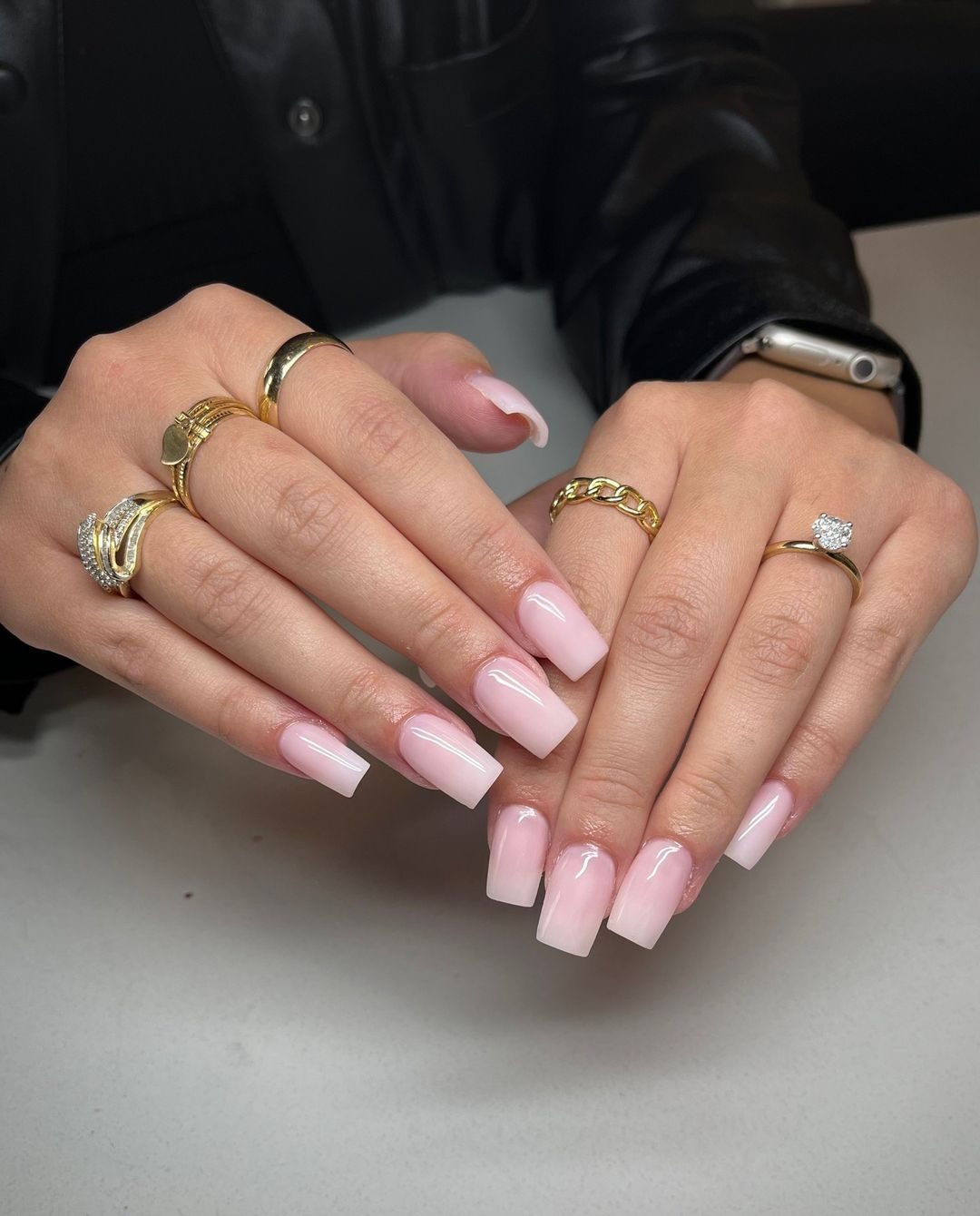Natural nail finish by Pedi N Nails London